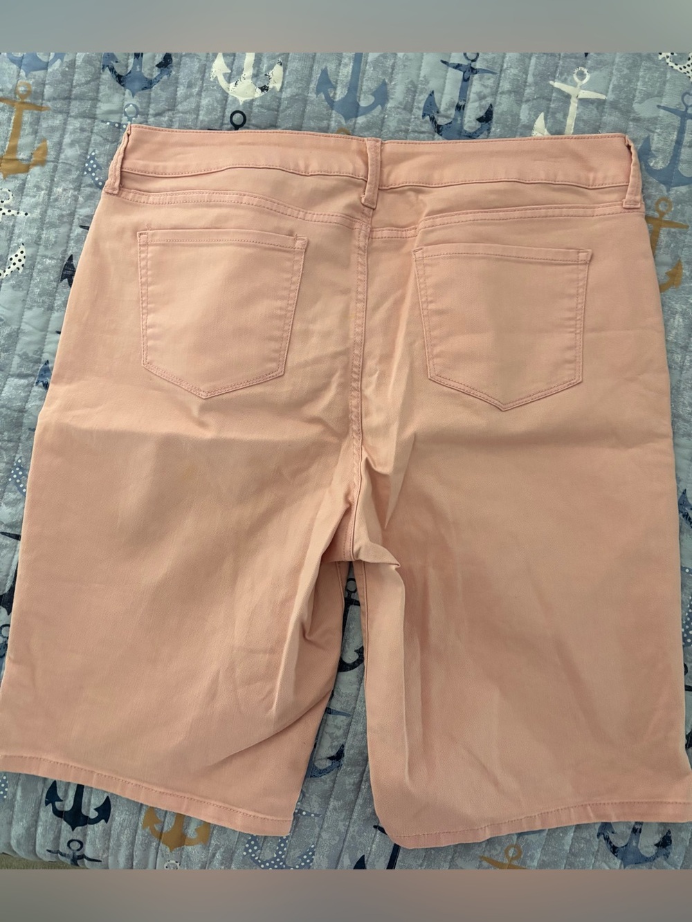 St. John's Bay soft pink Bermuda Shorts